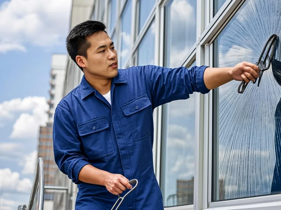 Exterior window washing